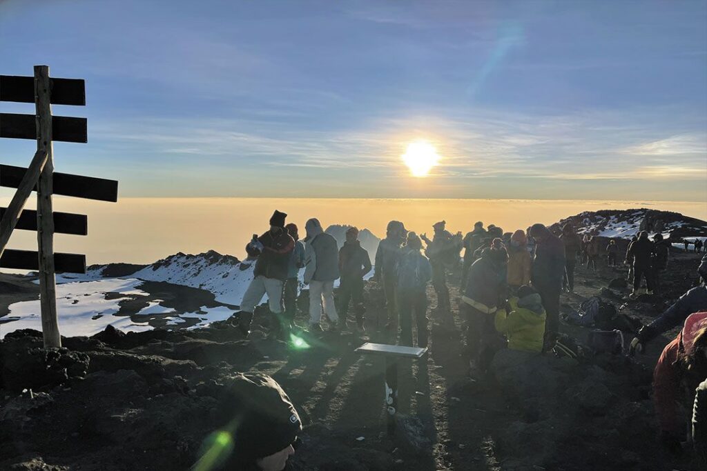 climbing Kilimanjaro