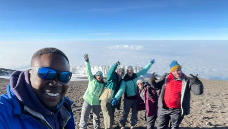 climbing Kilimanjaro